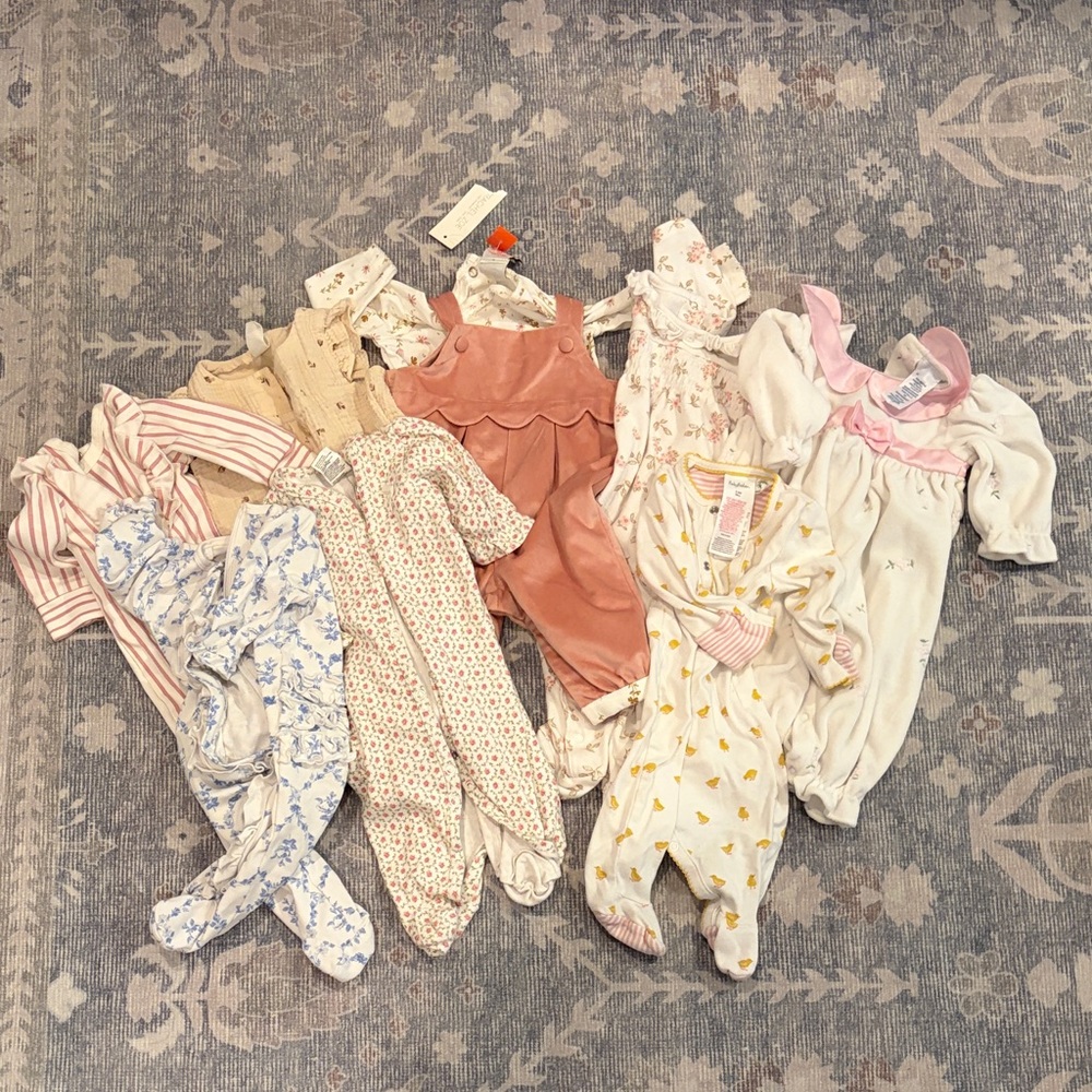 Assorted Boutique Girls  One Pieces Set 0-9 mo